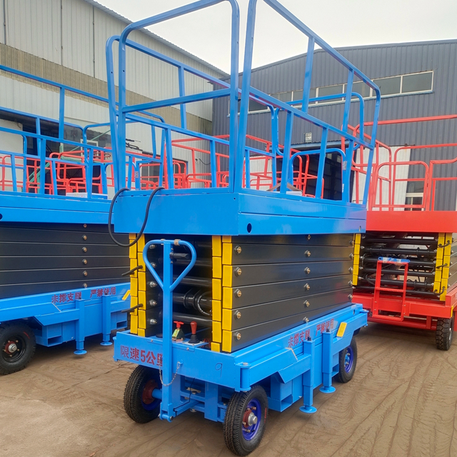 Electric Scissor Auxiliary Platform Lift with 300kg-2000kg Capacity