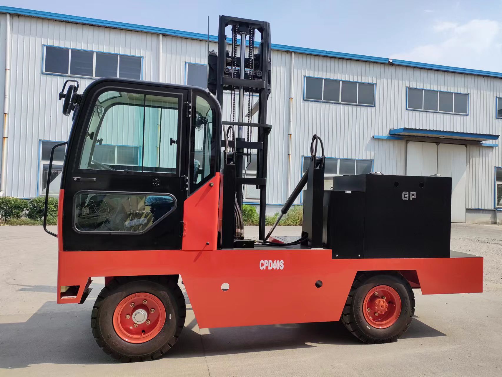 5-7ton electric side loader forklift