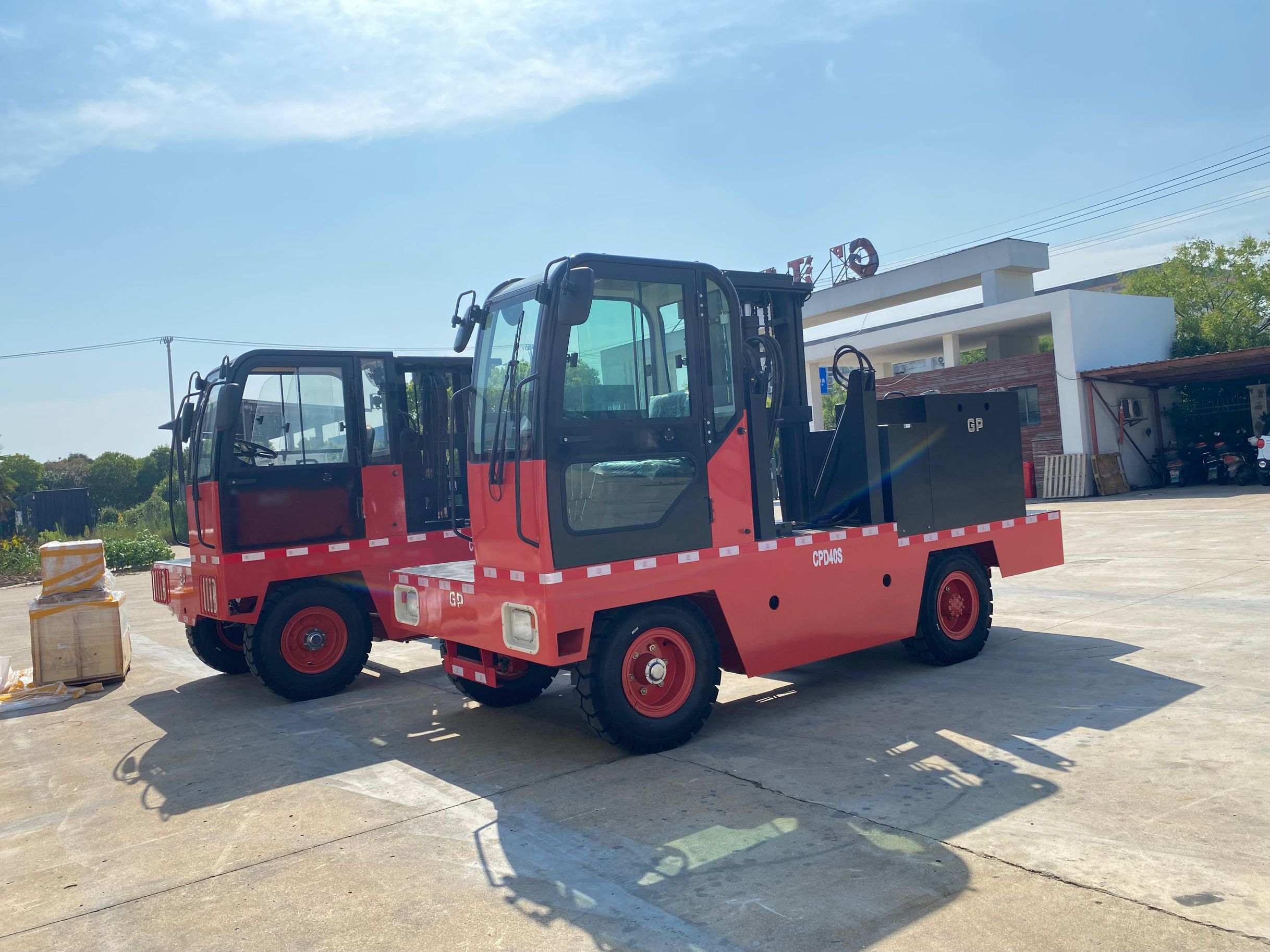 5-7ton electric side loader forklift