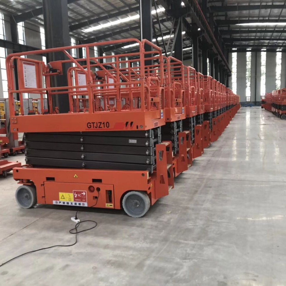 8m-16m Aerial Work Platform Scissor Lift with Self-Propelled Capability