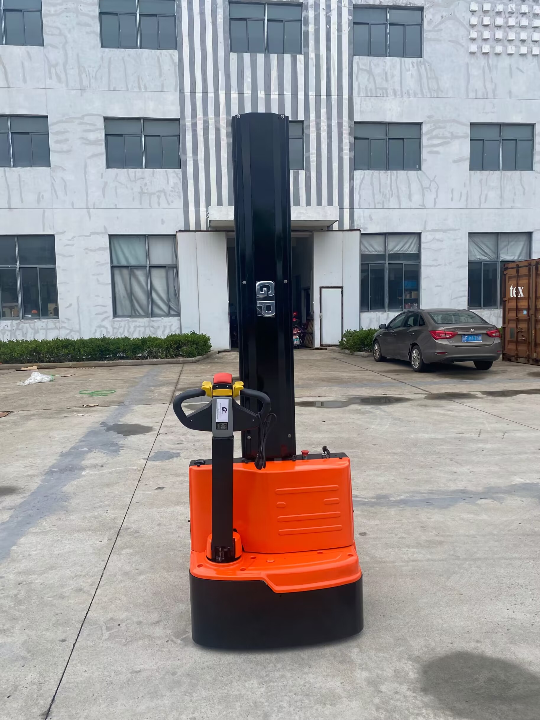 1ton 1.2ton 1.5ton electric pallet stacker lift height 3-6m