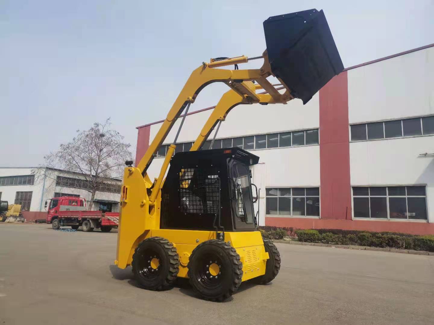 skid steering wheel loader