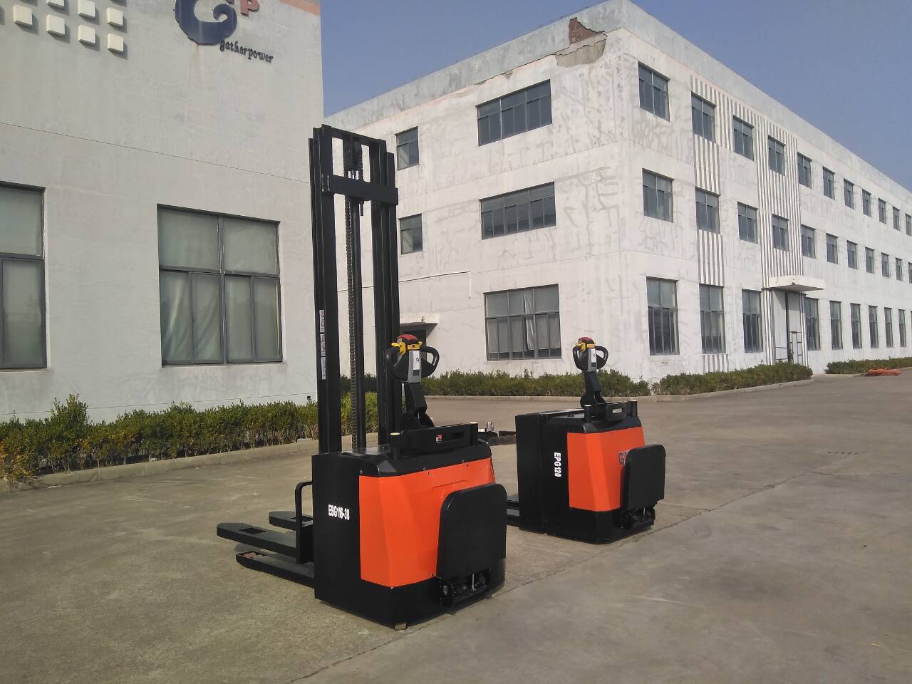 1.6ton 1.8ton 2ton electric pallet stacker battery 24v 