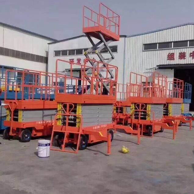 Electric Scissor Auxiliary Platform Lift with 300kg-2000kg Capacity