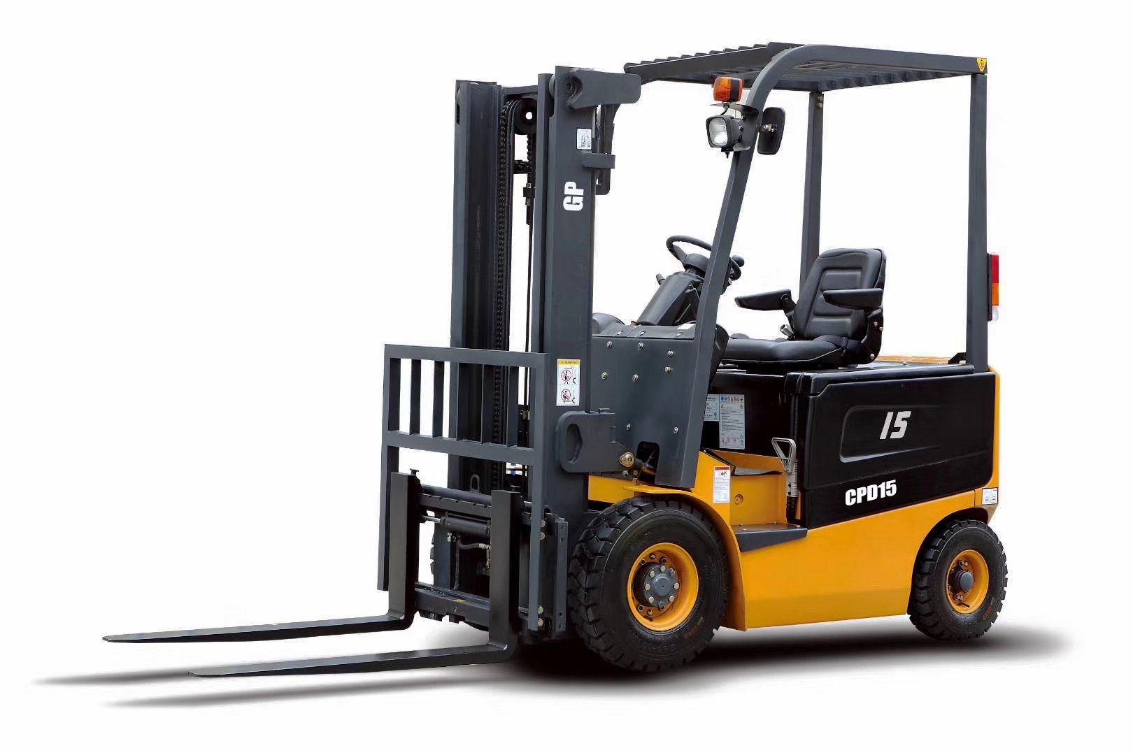 What is the capacity of a small electric forklift?